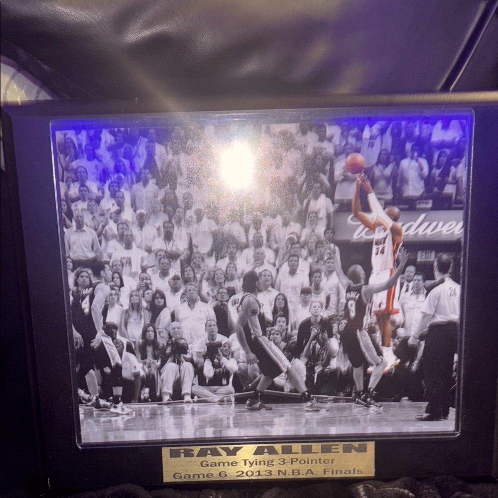 Ray Allen Game 6 NBA Finals Plaque